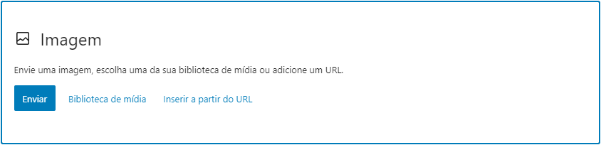 Opções de origem do arquivo de imagem.